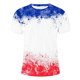 thumbnail image 3 of Camisetas de Cuello de la Tripulación de los Hombres de Poliéster Impreso en Seco Rápido, Cuello Redondo de Corte 3D para Gimnasio, Carrera, Ciclismo Y Ocasional, 3 of 5