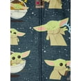 thumbnail image 3 of Yoda Boys Exclusive Hooded Pajama Blanket Sleeper Sizes 4-16, 3 of 3