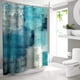 thumbnail image 5 of Yuarrent Juego de cortinas de ducha con protección de privacidad: anillo de tracción e impermeable, abstracto, impermeable Juegos de accesorios de baño HZF02593 180X180cm, 5 of 6