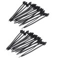 thumbnail image 1 of Brida de nailon para cable de coche con montaje a presión, 162 mm de longitud, 40 unidades, color negro, 1 of 8