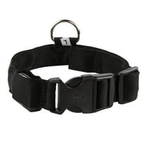 Tvtnvo Led Dog Collar Usb Rechargeable Lighted Safety Collar High Visibility Waterproof Adjustable with Three Light Modes Rustproof D Ring for Night Walking and Outdoor Black 16.1in