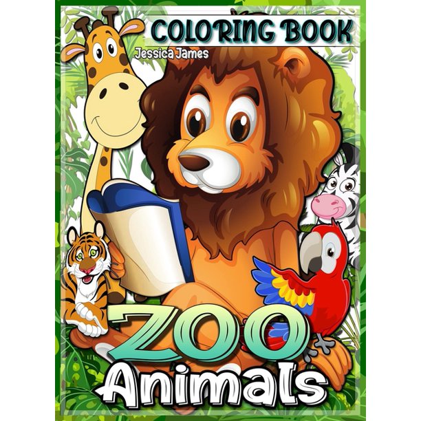 Download Zoo Animals Coloring Book Zoo Book Coloring Pages Animals National Parks Coloring Book Watercolor Coloring Book Kids Animal Coloring Book Nature Coloring Book Cute Coloring Book Zoo Book Childrens Walmart Com