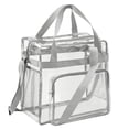 thumbnail image 2 of Clear Bag for Stadium Events, Clear Backpack, Clear Purse, Clear Tote Bag, Clear Crossbody Bag With Storage Compartment for Sports Games Gym Work Travel, 2 of 10
