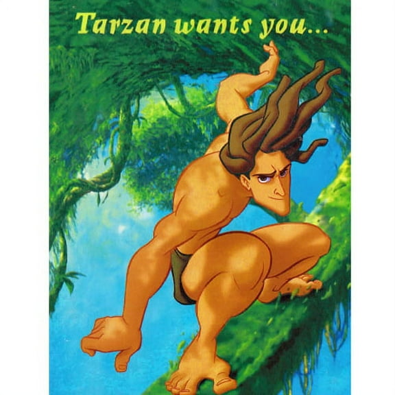 Tarzan Vintage 1999 Invitations w/ Envelopes (8ct)