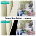 thumbnail image 4 of NICETOWN 2 Layers 100% Blackout Curtains for Bedroom with Black Liner, Full Blackout Insulated Noise Reducing Drapes Rod Pocket Energy Saving Window Curtains,42"x63", Beige, Set of 2, 4 of 8