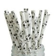 thumbnail image 3 of Pajitas desechables biodegradables para fiesta de fútbol, pajitas de papel para beber de 25/50/100 piezas, decoraciones para fiestas temáticas de fútbol, 3 of 4