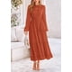 thumbnail image 3 of Vestido largo PRETTYGARDEN para mujer otoño-primavera con lunares suizos, 3 of 9