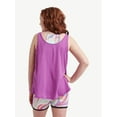 thumbnail image 2 of Justice Girls Fashion Dance and Gymnastics Tank with High Neck Built In Bra, Sizes XS-XL, 2 of 4