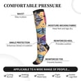 thumbnail image 3 of Bixox Butterfly 3 Print Compression Socks,Compression Socks Women & Men Circulation for Medical,Running,Athletic, 3 of 7