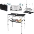 thumbnail image 3 of TEAFIRST Camping Table with Detachable net,  Folding Table, Adjustable Height for Outdoor alumiumum, 3 of 7
