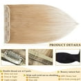 thumbnail image 6 of MY-LADY 10''-24'' 5 Clips in Human Hair Extensions Thick Real Natural Hair Pieces 100% Full Head Remy Hair 18inch #24 Natural Blonde（Thin）, 6 of 8
