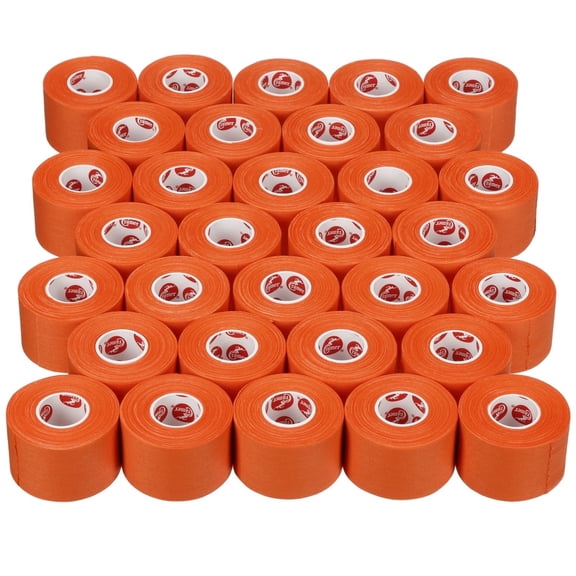 Cramer Team Color Athletic Tape, Orange, Latex-Free, 1.5" x 10yds, 32 Roll Bulk Case, Tearable Sports Tape for Wrists, Ankles, Baseball, Training, Strong Athletic Wrap for Athletes & Trainers
