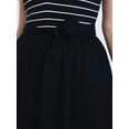 thumbnail image 3 of Free Assembly Women's and Women's Plus Belted Mixy Polo Midi Dress with Short Sleeves, Sizes XS-4X, 3 of 4