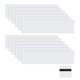 thumbnail image 1 of Uxcell 12-Pack Placas de Nombre en Blanco para Grabado 1.3mm de Grosor 8x2 Pulgadas Blanco/Negro, 1 of 1