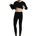 thumbnail image 1 of Conjunto de ropa interior térmica negra L para hombre, 1 of 5