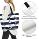 thumbnail image 3 of Balery Anchors Bolsa Tote Estilo Estético con Cremalleras, Bolsa de Hombro, Bolsa de Compras Grande y Plegable, 3 of 8