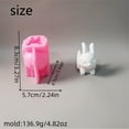 thumbnail image 5 of ROCKROK 3D Bunnies Figurine Silicone Candle Molds for Handmade Candle Home Decoration, 5 of 7
