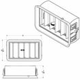 thumbnail image 2 of United Pacific 41024 - Chrome AC Vent Fits Freightliner Classic & FLD, 2 of 2