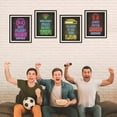 thumbnail image 4 of XIBUFE Gamer Room Decor for Boys,Set of 4 Gaming Wall Decor 8.7, 4 of 7