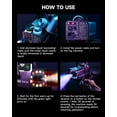 thumbnail image 5 of Donner Halloween Fog Machines 600W,  3000 CFM, 13 Colors, 12 RGB LED Lights, Smoke Machine for Party Wedding, 5 of 10