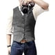 thumbnail image 1 of Chalecos de negocios casuales para hombres, chaleco ligero, chaleco de traje ajustado, 1 of 5