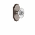 thumbnail image 5 of Grandeur 811517 Arc Solid Brass Rose Dummy Door Knob Set - Brass, 5 of 6