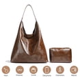 thumbnail image 1 of Chic Hobo Bag Bolso Mujer 5bnn (Café), 1 of 9