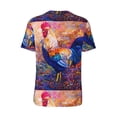 thumbnail image 3 of Balery Rooster Oil Painting Baseball Jersey for Men Casual Button Down Shirts Short Sleeve Active Team Sports Uniform-3X-Large, 3 of 9