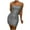 Silver, variant on IROINNID Women's Sleeveless Solid Color Sheath Dress Sequins Flash Chip Club Night Backless Chain Buttocks Short Dress Square Neck Short Dress