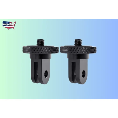 VIGOR- Metal Gopro Tripod Adapter 2Pcs 1/4-20 Screw For Action Cams