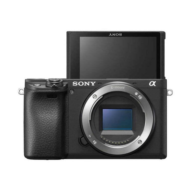 Sony a6400 ILCE-6400 fps 24.2 - / black NFC, Wi-Fi, - - Bluetooth mirrorless - - 30 Digital - only body MP camera - APS-C 4K 