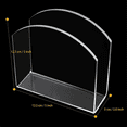 thumbnail image 4 of 2 Pcs Porte-Serviettes en Acrylique Transparent pour Table, Porte-Serviettes en Papier Distributeur de Serviettes, Boîte de Rangement Autoportante de Table, 4 of 9