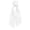 White, variant on Wreath Sash Wreath Accessories, Blank Fabric Ribbon with Scalloped Trim for Front Door Porch Decor, Indoor Outdoor Home, 59 x 3.7 Inch