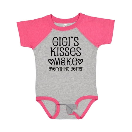 

Inktastic Gigi Kisses Make Everything Better Gift Baby Boy or Baby Girl Bodysuit