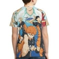 thumbnail image 2 of Haikyuu Poster Teen T-Shirt Crewneck Short Sleeve Double-Sided Print Summer Tee Shirts Top For Youth Boys Girls Children Medium, 2 of 7