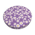 thumbnail image 2 of Lsque Daisies Flowers Round Bar chair cushion covers Velvet Fabric Premium Comfort Protects from Scratches and Stains for 14-17 Inch Chair- 14 inch, 2 of 7