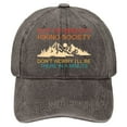 thumbnail image 1 of GDREDA Casquette Homme Amusante de Randonnée Casquette de Baseball Colorée Rétro Imprimée Casquette de Baseball Classique Ajustable,Café, 1 of 6