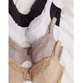 thumbnail image 5 of Women's Playtex US4423 Front Close No Poke Dreamwire Bra (Pink Pirouette 42DD), 5 of 6