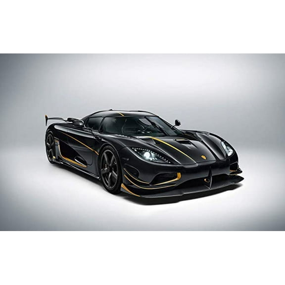 Iconic Arts Laminated 42x24 Poster: 2017 Koenigsegg agera rs Gryphon Wide