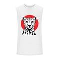 thumbnail image 4 of JDQJBZ Men's Tank Undershirts Summer Solid Color Crew Neck Sleeveless Tops Gym Wear, 4 of 5