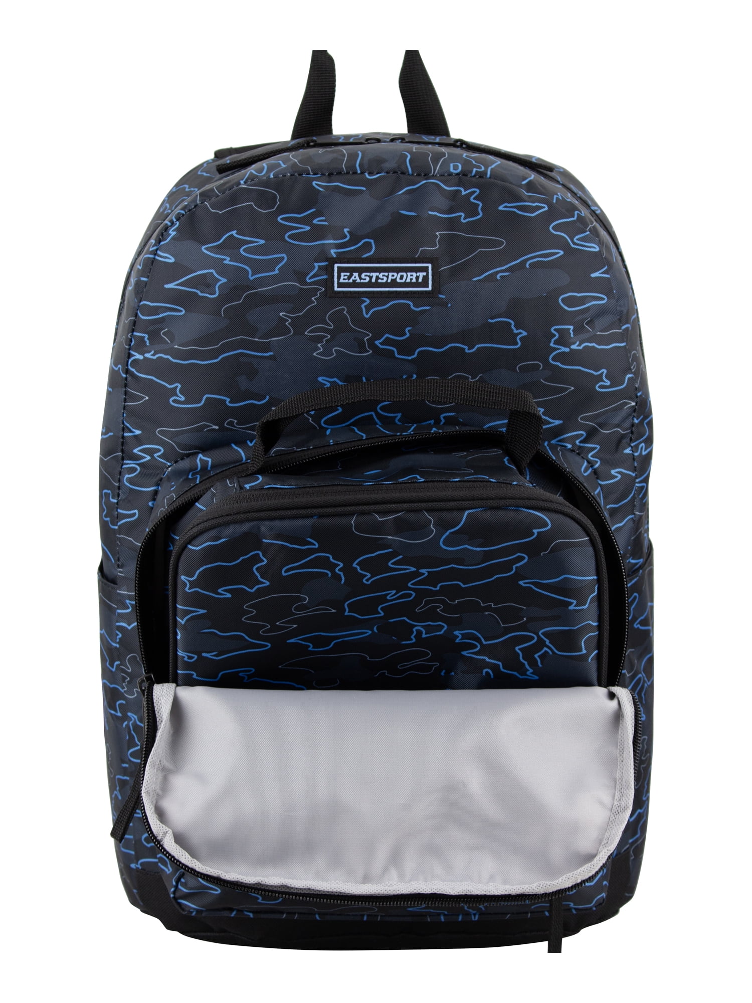 Eastsport Unisex 17" Backpack & Lunch Box 2-Piece Set, Outline Camo