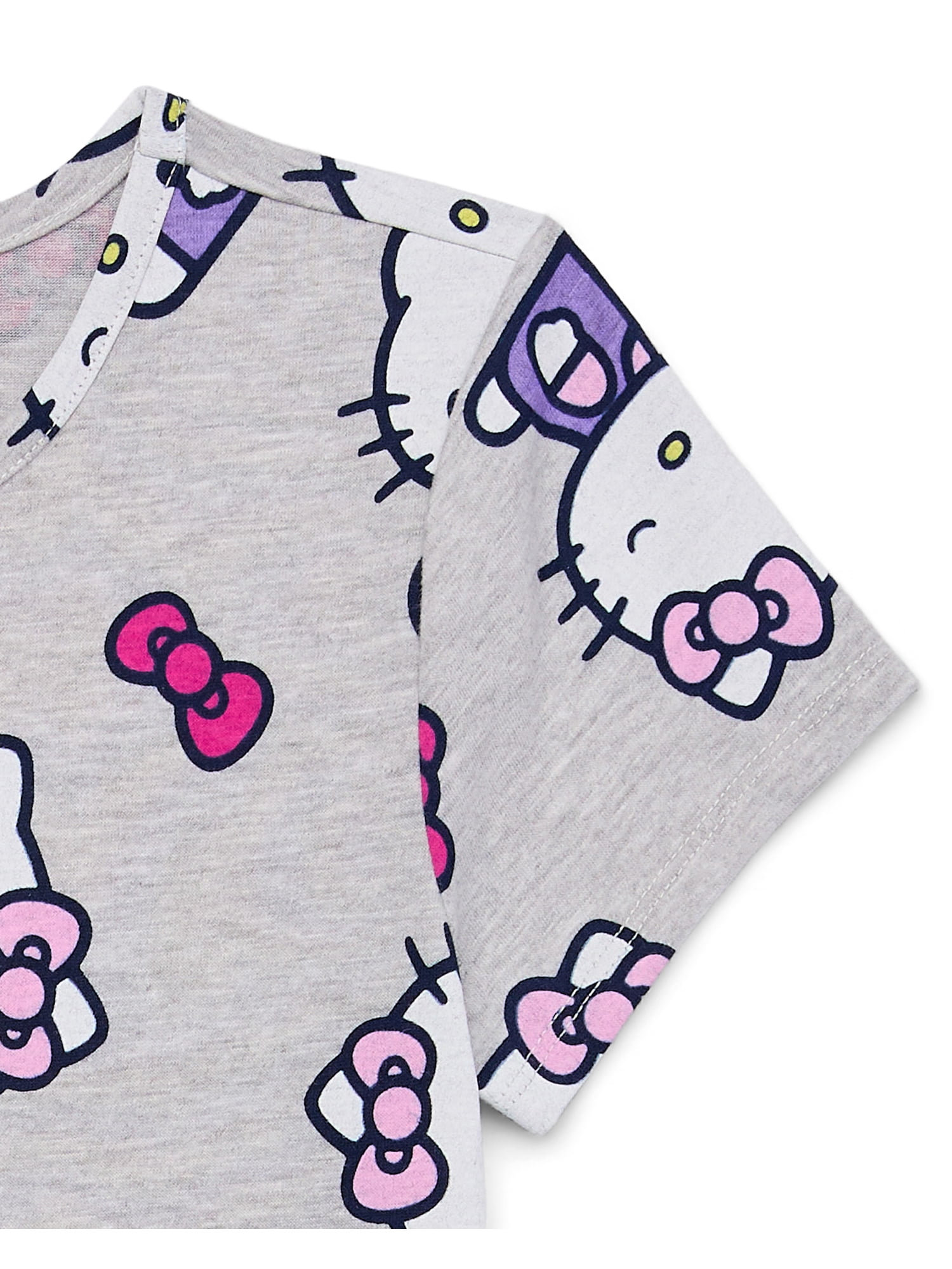 Hello Kitty Girls Short Sleeve Dress, Sizes 4-12