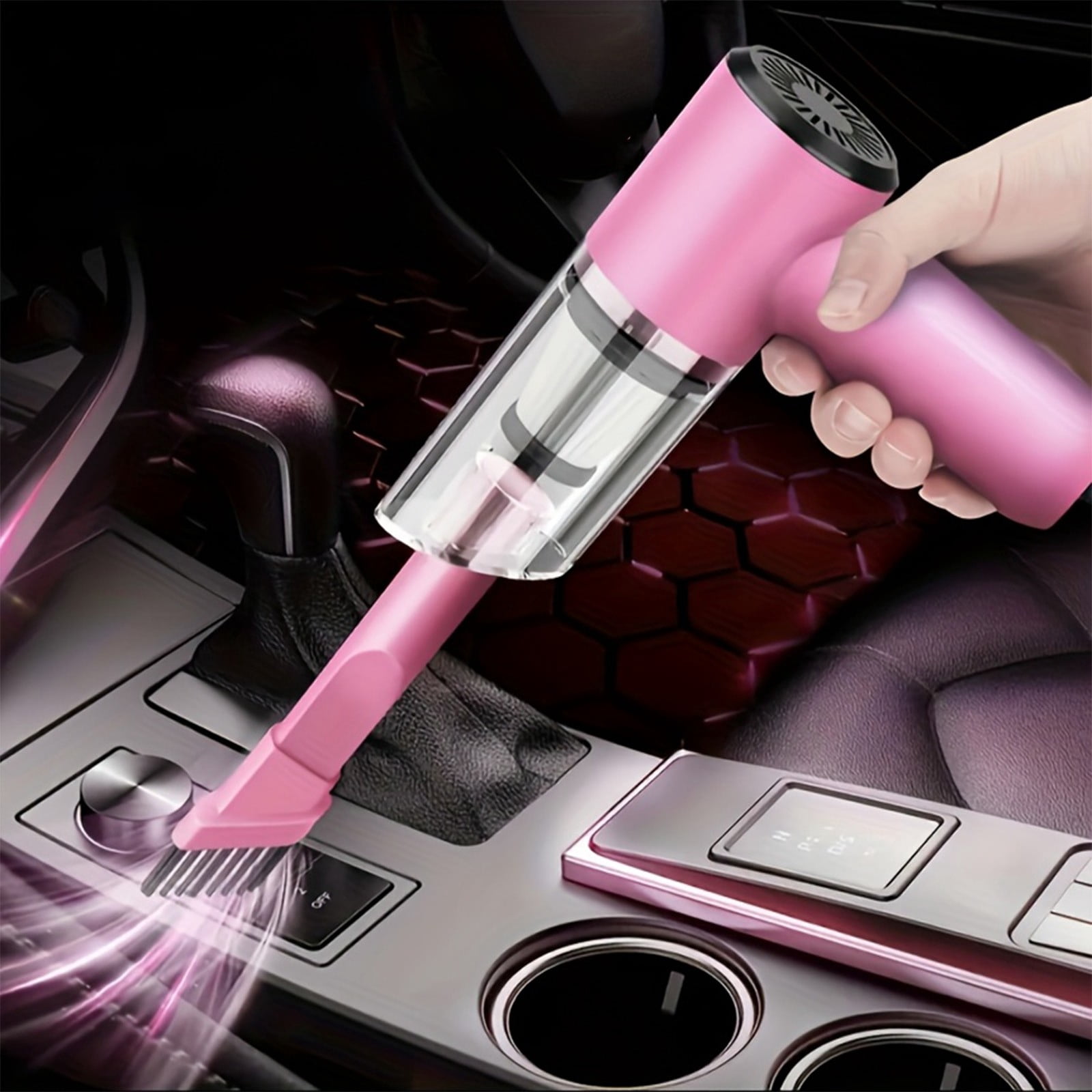 Inerposs Handheld Car Vacuum Cleaner, Powerful Suction Vacuum for Car, Portable Dust Buster for Vehicle, Compact Car Vacuum Cleaner for Easy Cleaning, Multi-functional Car Cleaning Tool