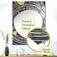 thumbnail image 3 of Designart "Yellow and Black Marble Elegance I" Abstract Geometric Oversized Wall Mirror - Modern Abstract Bathroom Wall Mirror Decor - Multiple Color Options, 3 of 6