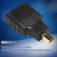 thumbnail image 4 of Adaptador convertidor macho compatible con HDMI tipo A hembra a Micro HDMI para cámara digital Hugtrwg Nuevos Originales, 4 of 7