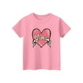 thumbnail image 5 of Frwgonr Girls Tops Mama's Boy Tee Shirt Top Summer Short Sleeve Clothes for Mother's Day Pink, Size 2-14 Years, 5 of 6