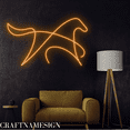 thumbnail image 3 of Craftnamsign Horse Line Art Neon Sign for Farmhouse Bedroom Shop Wall Art, 3 of 5