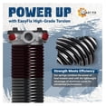 thumbnail image 5 of Garage Door Torsion Spring 234x1.75x31 for Left Side of Garage Door with 1" Nylon Bushing and Winding Bars, Precision E-Coating 5-Year Warranty Minimum 30,000 Cycles (Red Cone), 5 of 6