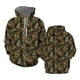 thumbnail image 3 of Sudadera con capucha y estampado 3D de hojas marchitas para hombre, sudadera con estampado de camuflaje forestal, sudadera informal de otoño con cremallera de gran tamaño, 3 of 5