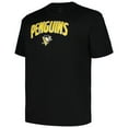 thumbnail image 2 of Men's Profile Black Pittsburgh Penguins Big & Tall Arch Over Logo T-Shirt, 2 of 3